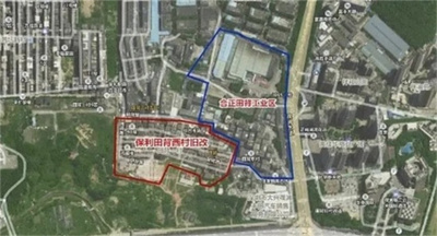 龙华新区观澜田背西村保利集团旧改回迁指标房,开发商签约,3年交房,茜坑地铁口200米